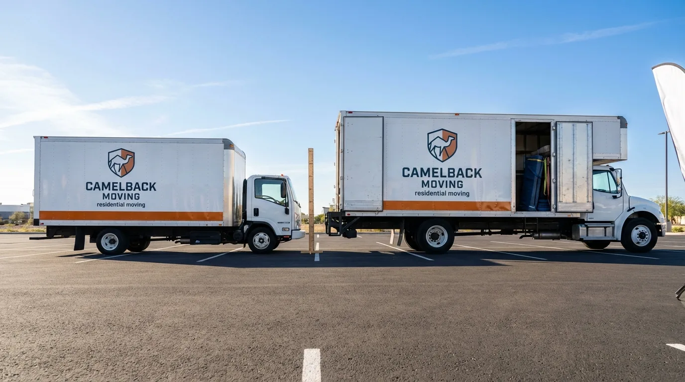 Moving truck size capacity guide in Ellinwood